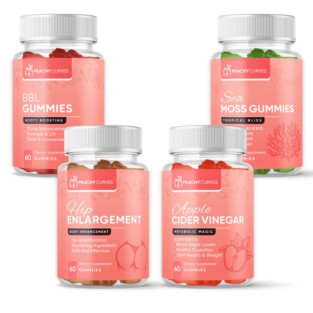 Peachy Curves Booty Booster Gummies Bundle